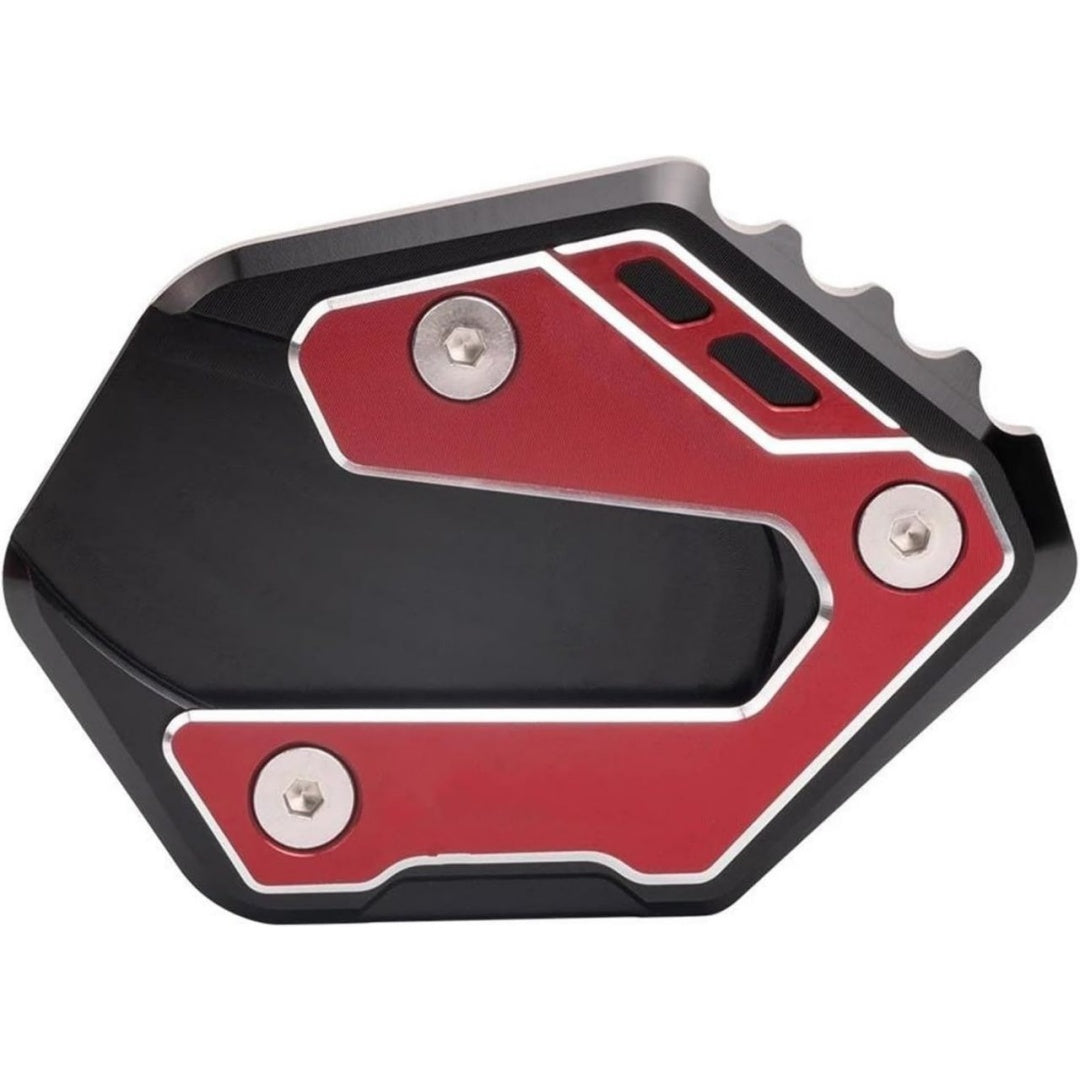 Mattes Motorrad-Seitenständer-Auflage für Reisen aus Aluminium